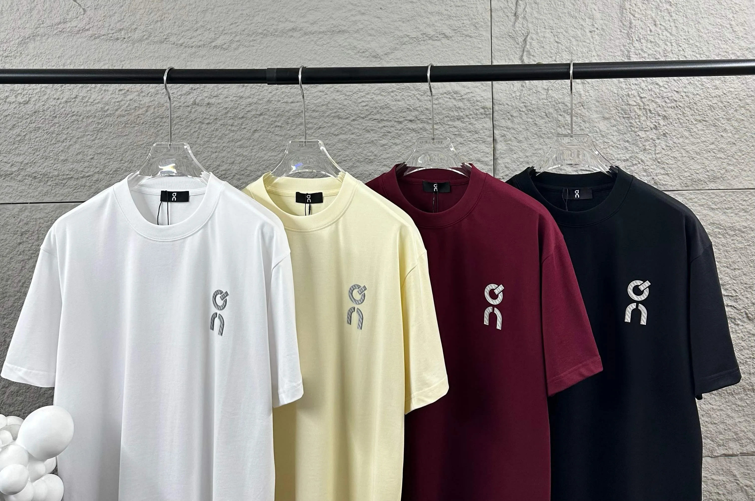 On running Series 2026 Spring and Summer New Arrival Classic simple personalized letter totem three-dimensional thick plate silicone technology logo customized double yarn plain cotton fabric short-sleeved T-shirt men and women Same Style Color: Black White Apricot Angora Red Size: S (90-130 catties) M (120-150 catties) L (140-165 catties) XL (160-180 catties) XXL (180 pounds)